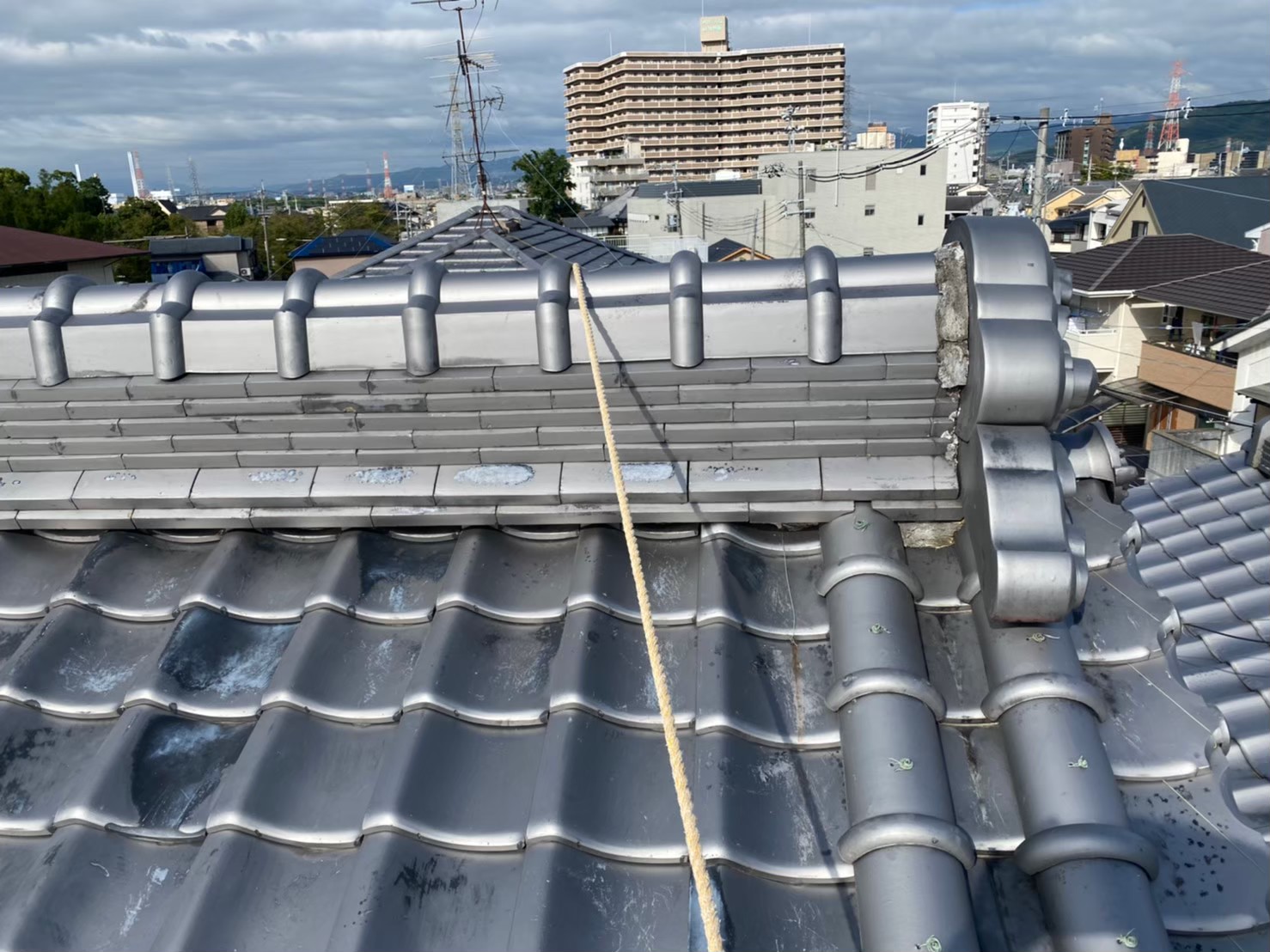 和瓦ガルテクトへ葺き替え